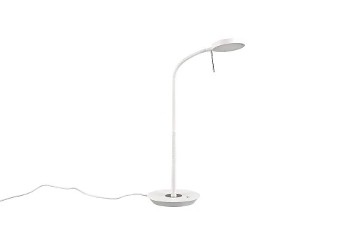 Lampka stołowa Monza biały mat LED DIM 12W 2300-3000-4000K ściemnialna trio 523310131 | 4017807588675 noxbox lampynox www.lampynox.pl