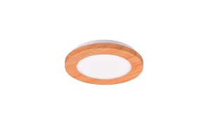 Camillus brązowy Ø 17cm. LED 3 step dim. 9W 3000K IP44 Plafon łazienkowy ściemnialny