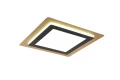 Plafon Morgan czarny | złoty LED dim. 46W 2700-6500K pilot trio 641510280 | 4017807574401 noxbox lampynox www.lampynox.pl