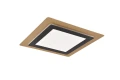 Plafon Morgan czarny | złoty LED dim. 46W 2700-6500K pilot trio 641510280 | 4017807574401 noxbox lampynox www.lampynox.pl