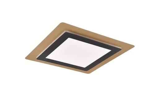 Plafon Morgan czarny | złoty LED dim. 46W 2700-6500K pilot trio 641510280 | 4017807574401 noxbox lampynox www.lampynox.pl