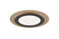 Plafon Morgan czarny | złoty Ø 45cm. LED dim. 42W 2700-6500K pilot trio 641519280 | 4017807574425 noxbox lampynox www.lampynox.pl