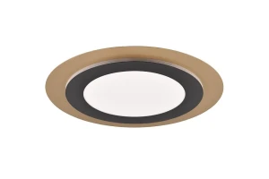Morgan czarny | złoty Ø 45cm. LED dim. 42W 2700-6500K pilot Plafon