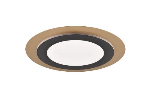 Plafon Morgan czarny | złoty Ø 45cm. LED dim. 42W 2700-6500K pilot trio 641519280 | 4017807574425 noxbox lampynox www.lampynox.pl