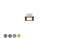 Łazienkowe oczko sufitowe Nimbus czarny mat LED 5W 3000K IP44 trio 653410132 | 4017807574456 noxbox lampynox www.lampynox.pl