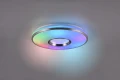 Plafon Realta aluminium szczotkowane Ø 39cm. LED dim. starlight 21W + 3W RGB 2700 - 6500K pilot rl R64401005 | 4017807588125