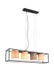 Lampa wisząca Ross czarny mat | beż | szary | brąz | biel 4xE27 trio 303100417 | 4017807567779