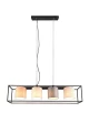 Lampa wisząca Ross czarny mat | beż | szary | brąz | biel 4xE27 trio 303100417 | 4017807567779