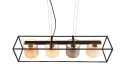 Lampa wisząca Ross czarny mat | beż | szary | brąz | biel 4xE27 trio 303100417 | 4017807567779