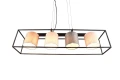 Lampa wisząca Ross czarny mat | beż | szary | brąz | biel 4xE27 trio 303100417 | 4017807567779