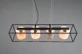 Lampa wisząca Ross czarny mat | beż | szary | brąz | biel 4xE27 trio 303100417 | 4017807567779