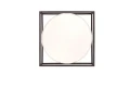 Lampa sufitowa Ross czarny mat | beż 2xE27 trio 603100244 | 4017807567748