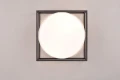 Lampa sufitowa Ross czarny mat | beż 2xE27 trio 603100244 | 4017807567748