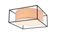 Lampa sufitowa Ross czarny mat | beż 3xE27 trio 603100344 | 4017807567755