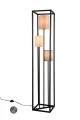 Lampa podłogowa stojąca Ross czarny mat | beż | szary | brąz 3xE27 trio 403100317 | 4017807567786