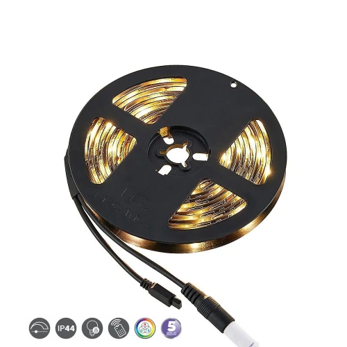 Taśma LED wodoodporna ściemnialna Rush czarny 3m. LED dim. 10,5W RGB 3000K IP44 pilot rl R65573102 | 4017807577396