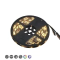 Taśma LED wodoodporna ściemnialna Rush czarny 5m. LED dim. 15W RGB 3000K IP44 pilot rl R65575102 | 4017807577402