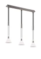 Lampa wisząca Stanley nikiel mat | biały 3xE27 trio 319500307 | 4017807574661