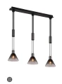 Lampa wisząca Stanley czarny mat | przydymiony 3xE27 trio 319500332 | 4017807574647
