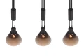 Lampa wisząca Stanley czarny mat | przydymiony 3xE27 trio 319500332 | 4017807574647