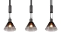 Lampa wisząca Stanley czarny mat | przydymiony 3xE27 trio 319500332 | 4017807574647