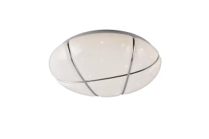 Tibor biały Ø 28cm. Starlight LED 3 step dim. 10W 4000K Plafon ściemnialny