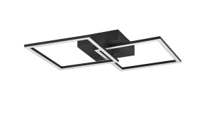 Trail czarny mat LED 20W 3000K Lampa sufitowa
