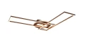 Lampa sufitowa ściemnialna TWISTER kawa skrętna LED 3 step dim. 30W 2700-4000-6000K Pilot rl R67183165 | 4017807579048