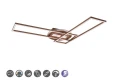 Lampa sufitowa ściemnialna TWISTER kawa skrętna LED 3 step dim. 30W 2700-4000-6000K Pilot rl R67183165 | 4017807579048