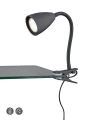Lampka z klipsem mocującym Wanda czarny mat GU10 trio 202620132 | 4017807575040