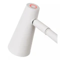 Lampka stołowa ściemnialna Stirling biały akumulator LED 3 step dim. 3W 2700K lucide 36620/03/31 | 5411212361257