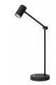 Lampka stołowa ściemnialna Tipik czarny akumulator LED 3 step dim. 3W 2700K lucide 36622/03/30 | 5411212361