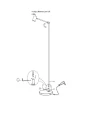 Lampa podłogowa ściemnialna Tipik biały akumulator LED 3 step dim. 3W 2700K lucide 36722/03/31 | 5411212361356