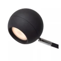 Lampka stołowa ściemnialna Comet czarny akumulator LED 3 step dim. 3W 2700K lucide 36621/03/30 | 5411212361288