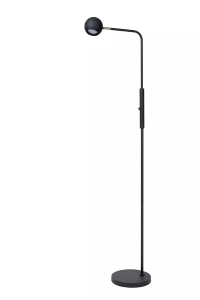 Comet czarny akumulator LED 3 step dim. 3W 2700K Lampa podłogowa ściemnialna