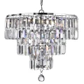 Żyrandol kryształowy Empire 5LT chrom | kryształ Ø 48cm 5xE14 searchlight 1375-5CC | 5053423021843