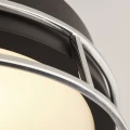 Łazienkowa lampa sufitowa Phoenix 2LT czarny | chrom Ø 30cm 2xE14 IP44 searchlight 62012-2CC