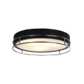 Łazienkowa lampa sufitowa Phoenix 2LT czarny | chrom Ø 40cm 3xE14 IP44 searchlight 62013-3CC
