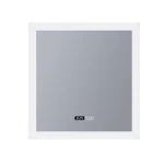Lustro kwadratowe łazienkowe LED 37W 2700-3300-4000K z zegarem