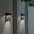 Kinkiet zewnętrzny solarny z czujnikiem zmierzchu SOE-2 solar czarny PIR LED 4000K IP65 ecolight EC20116 | 5905036201160