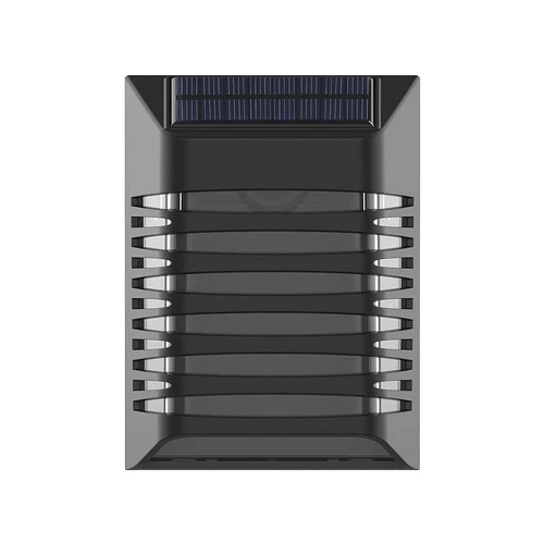 Kinkiet zewnętrzny solarny z czujnikiem zmierzchu SOE-2 solar czarny PIR LED 4000K IP65 ecolight EC20116 | 5905036201160