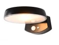 Kinkiet zewnętrzny solarny z czujnikiem zmierzchu SOE-4 solar czarny PIR LED 4000K IP65 ecolight EC20118 | 5905036201184