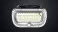 Kinkiet zewnętrzny solarny z mikrofalowym czujnikiem ruchu zmierzchu SOE-5 solar czarny PIR LED 4000K IP54 ecolight EC20111 | 5905036201115