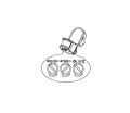 Czujnik ruchu PIR CP-3C czarny IP44 ecolight EC20323 | 5905036203232