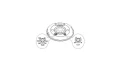 Czujnik ruchu PIR CP-7B biały IP20 ecolight EC20333 | 5905036203331