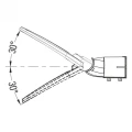 Lampa uliczna Premium 200W 6500K 130lm/W IP65 ecolight EC20410 | 5905036204109