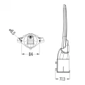 Lampa uliczna Premium 50W 4000K 130lm/W IP65 ecolight EC20403 | 5905036204031