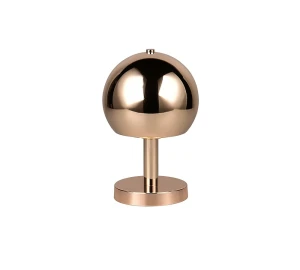 Boccia mosiądz E27 Lampka stołowa