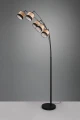 Lampa podłogowa Bolzano brąz | czarny mat 5xE14 rl R41665032 | 4017807598346