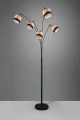 Lampa podłogowa Bolzano brąz | czarny mat 5xE14 rl R41665032 | 4017807598346